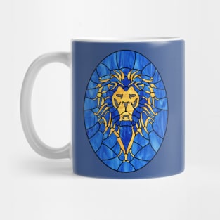 Stained Glass Lion Mug